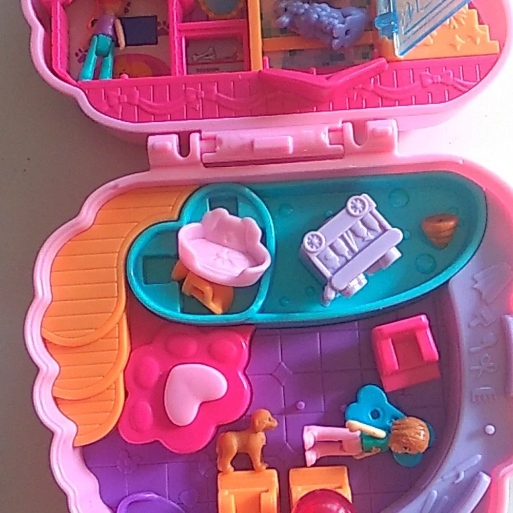 🐦 Vintage Polly Pocket Girl Swinging Locket 1994 Bluebird Toys